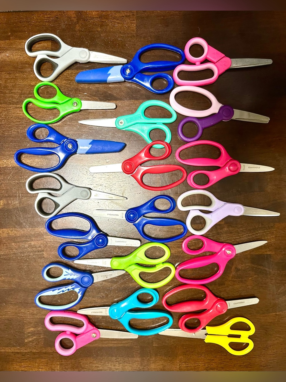 Assorted Color Multipurpose Craft Scissors - Bundle of 20